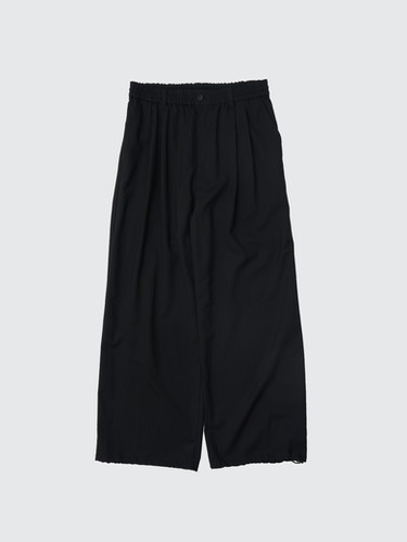 パンツ YOKE BELTED LEATHER 2TUCK TROUSERS stein - yoke Belted Leather 2タックTrousers レザーパンツ の