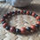 Miniature : Bracelet Présence essentielle – Jaspe Rouge & Jais