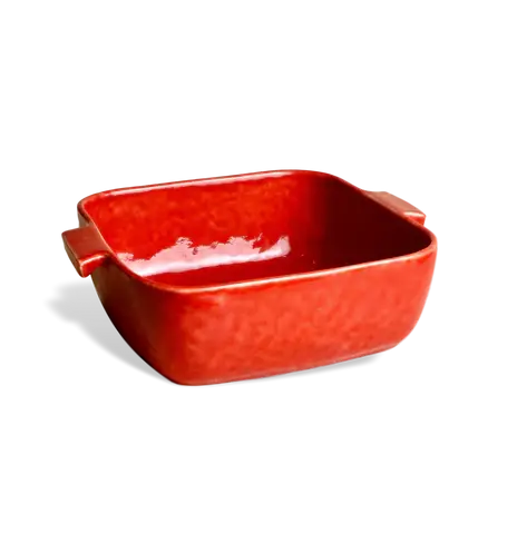 Cozina Claret Square Baker in a rich claret hue, ideal for baking and serving a variety of dishes.