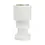 Thumbnail: Marble Candle Holder - Tiered Carrara White Marble with Bronze Acce