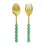 Thumbnail: Salad Server Set Green - Contemporary Dining