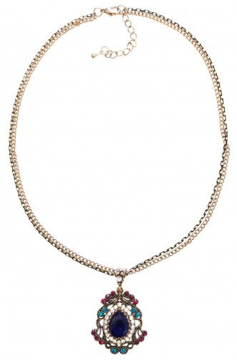 Diana Necklace Navy/Red