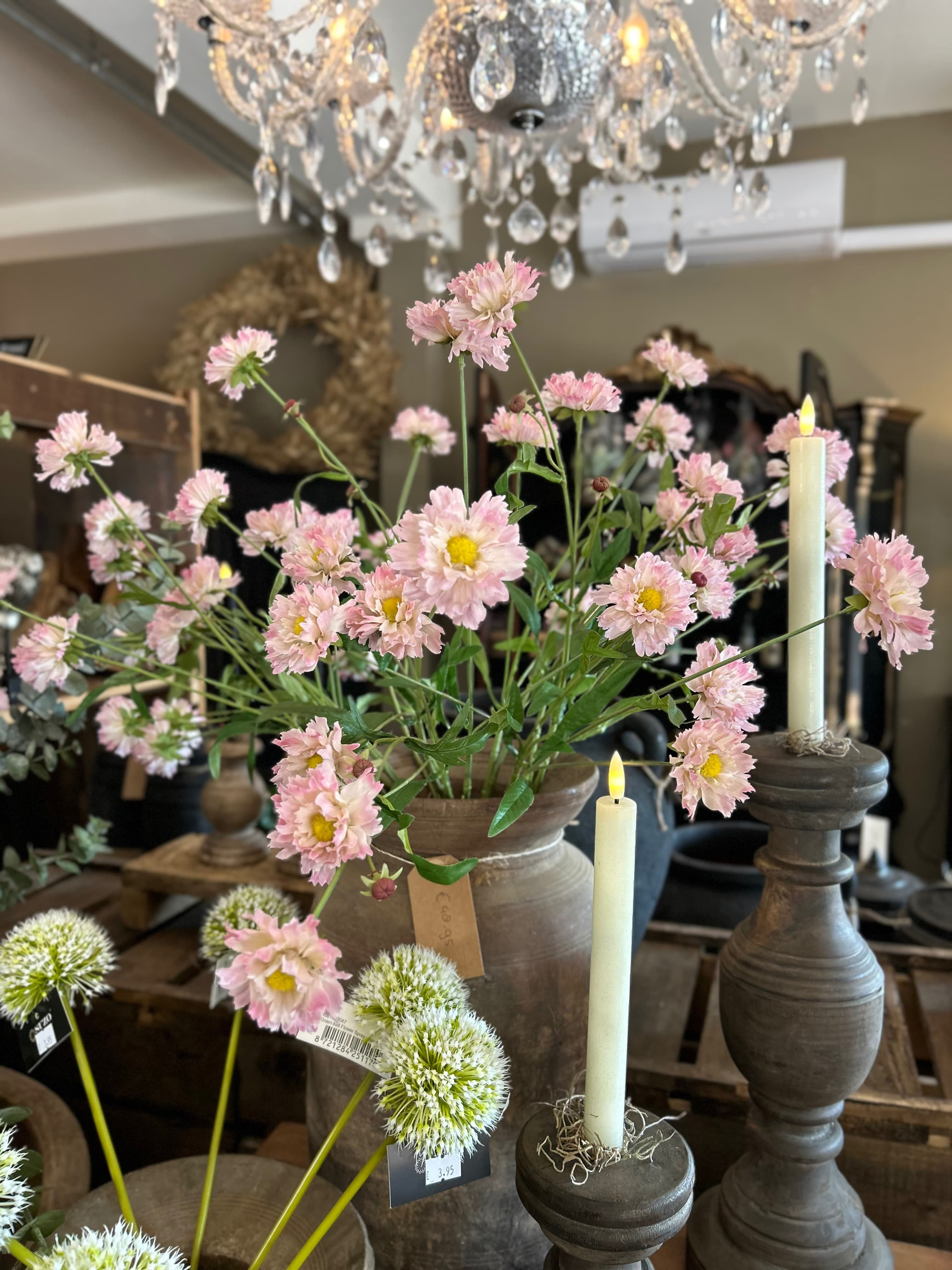 Zijden Chrysant - Roze