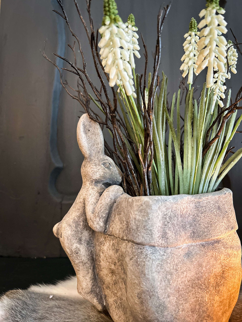 landelijke paasdecoratie