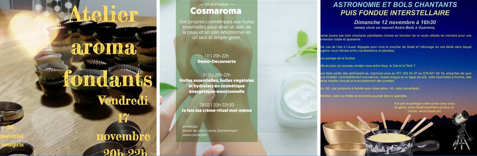 Nos rendez-vous spéciaux pour entrer dans une saison fraîche chaleureuse et lumineuse