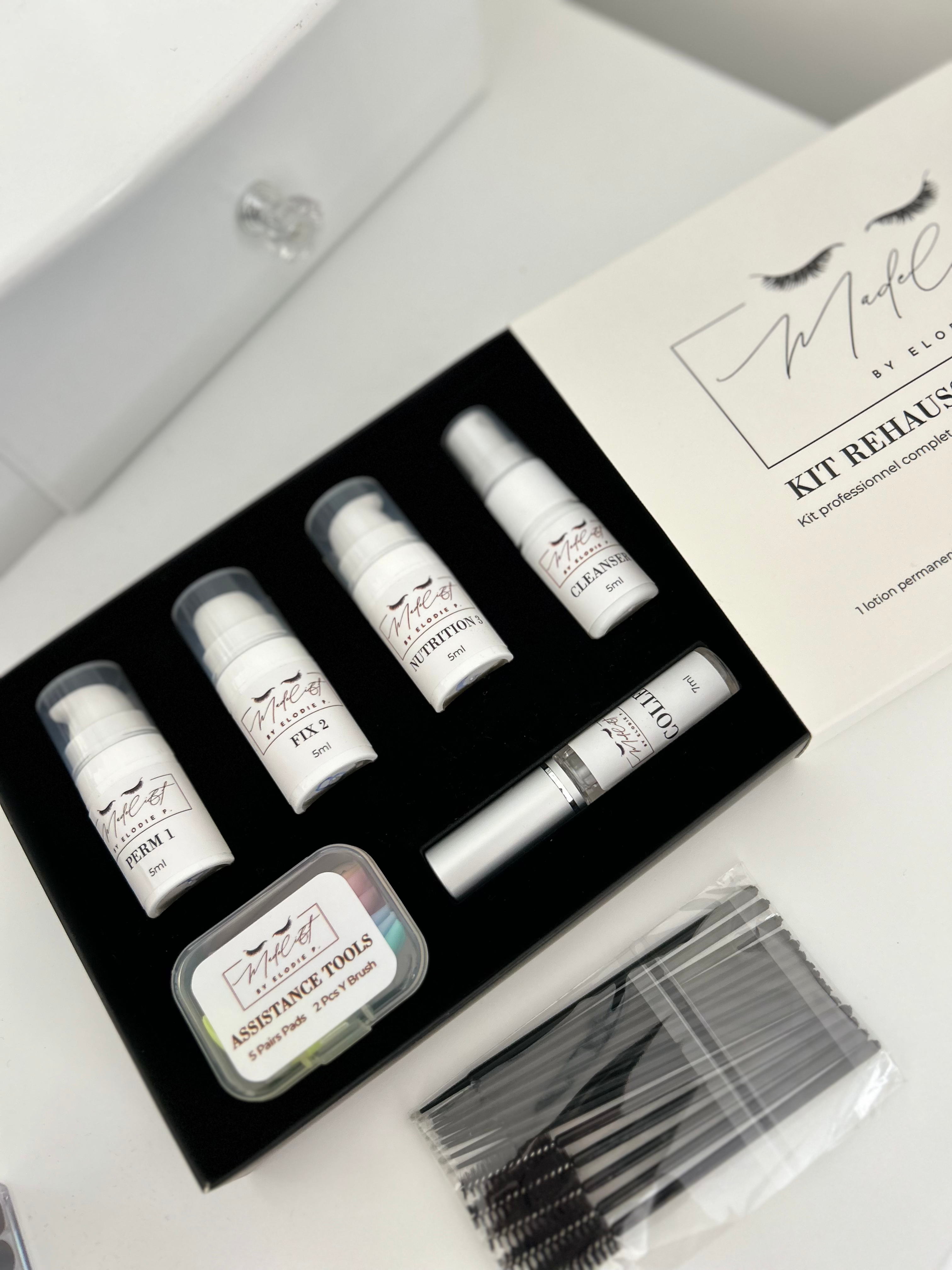 Kit Rehaussement de cils Professionnel - Prise rapide