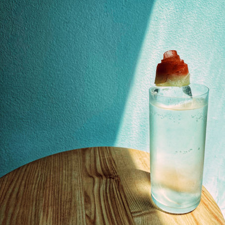 Clarified Watermelon Highball