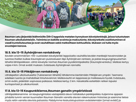 Hyvinvointia ulkoilusta
