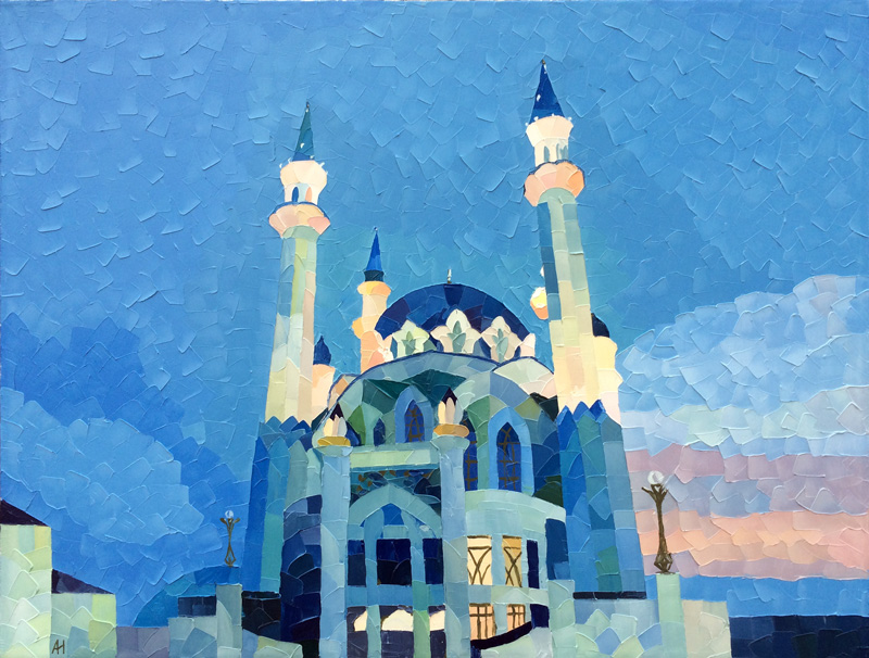 Мечеть кул шариф в казани рисунок детский