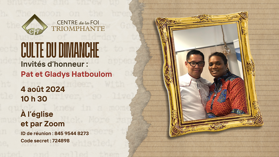 Invités d'honneur - Pat et Gladys Hatboulom