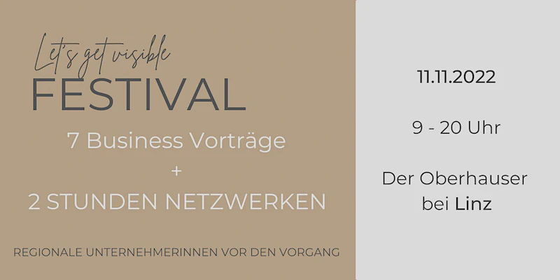 Let's get visible Festival