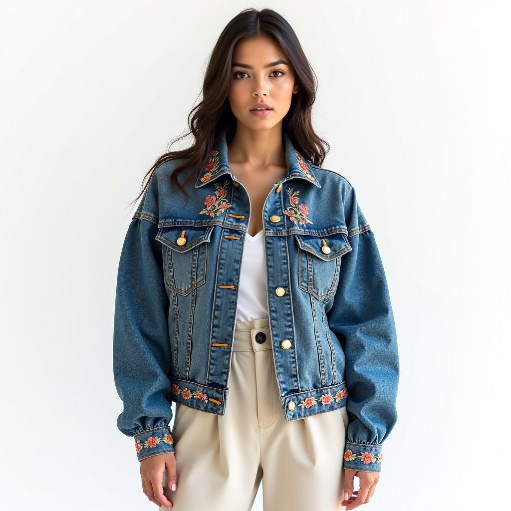 Art Nouveau Denim Jacket