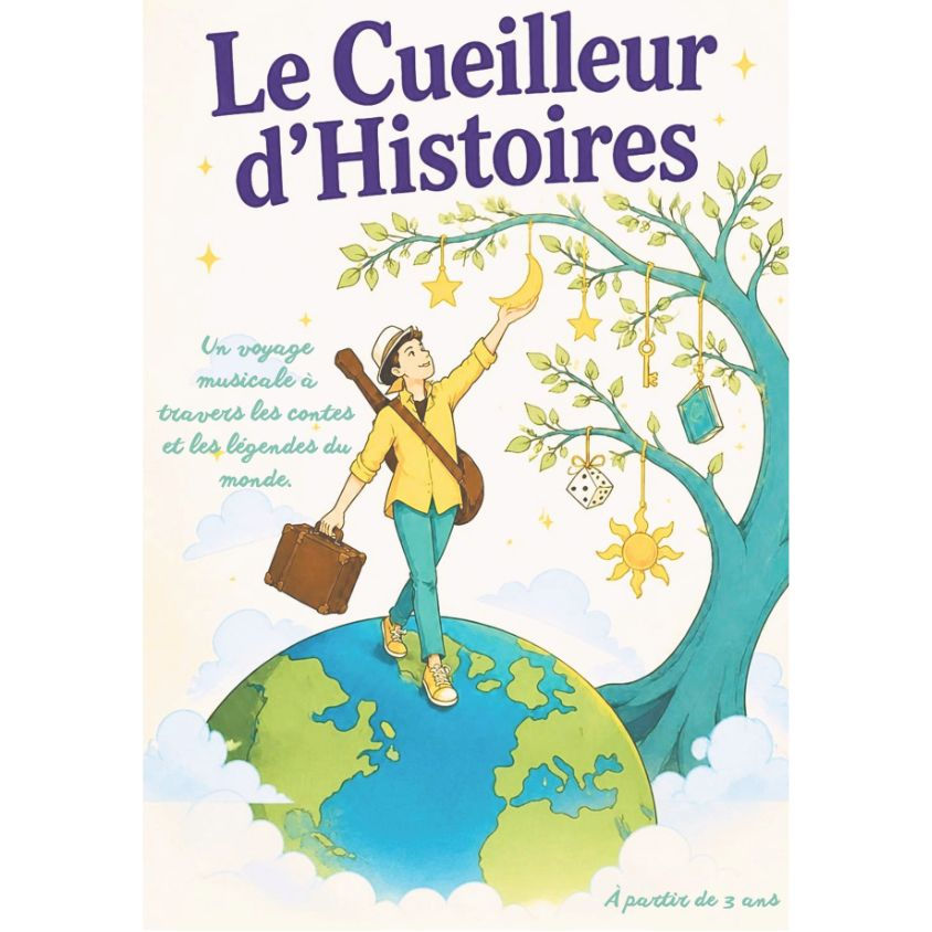 SPECTACLE POUR ENFANTS LE CUEILLEUR D'HISTOIRE