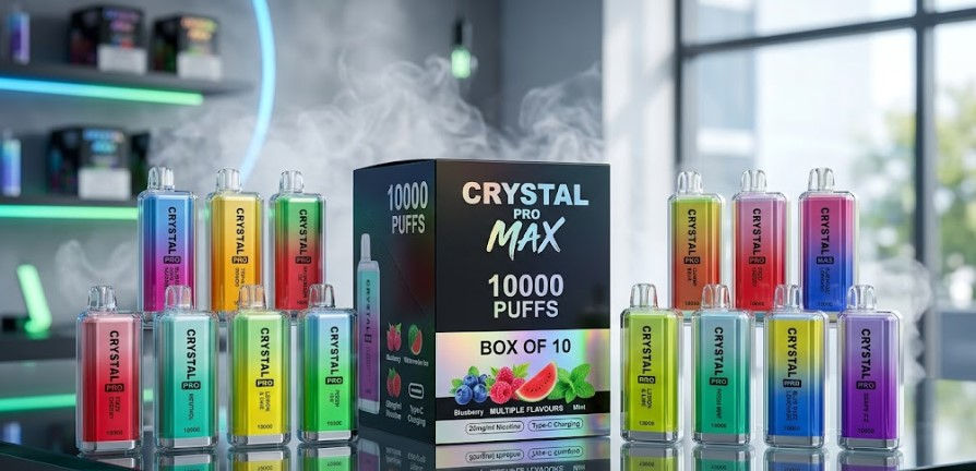 Crystal Pro Max 10000 Puffs Box of 10