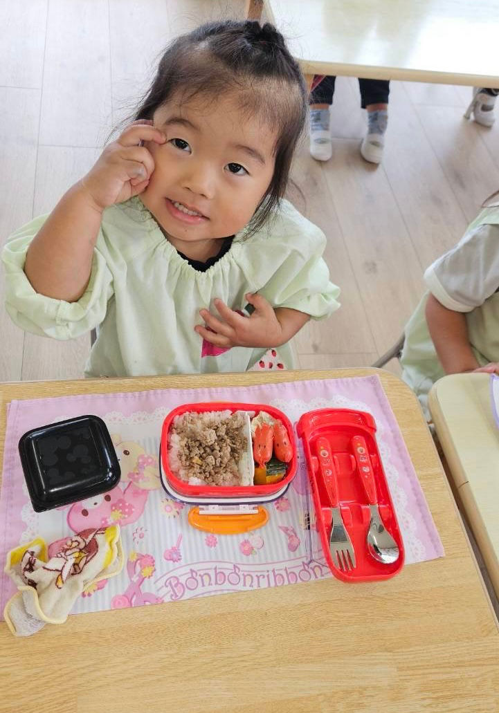 月に一度のお弁当の日🍙