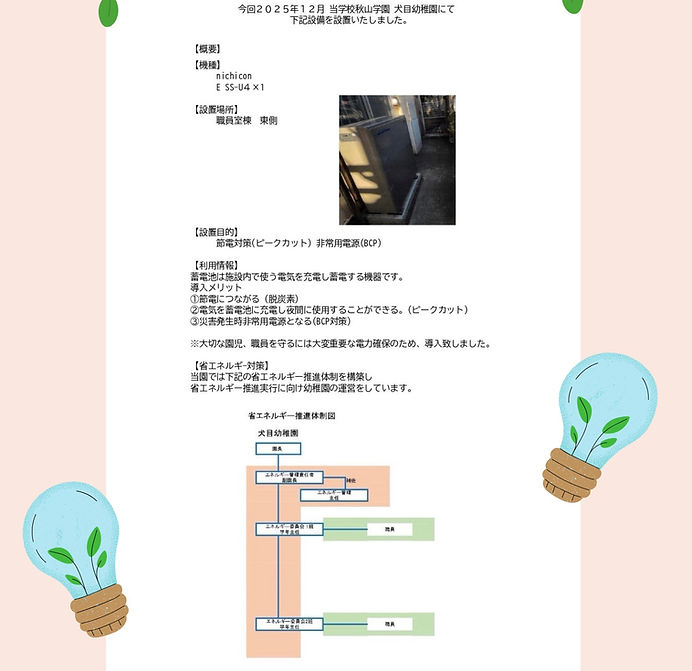 🌟再エネルギー設備情報🌟