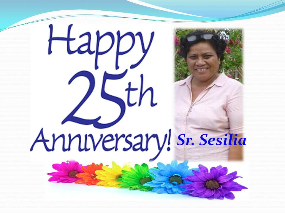 Sr. Sesilia's 25 jubilee