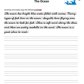 Handwriting - Mar 6 Homework