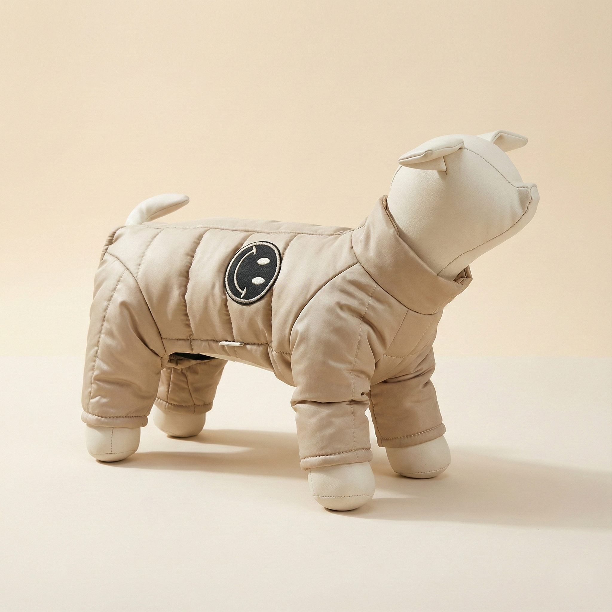 დუტის ბეჟი კომბინიზონი სმაილით