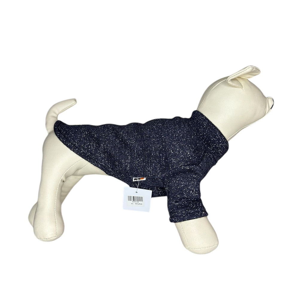 ლურჯი ბრჭყვიალა მაისური