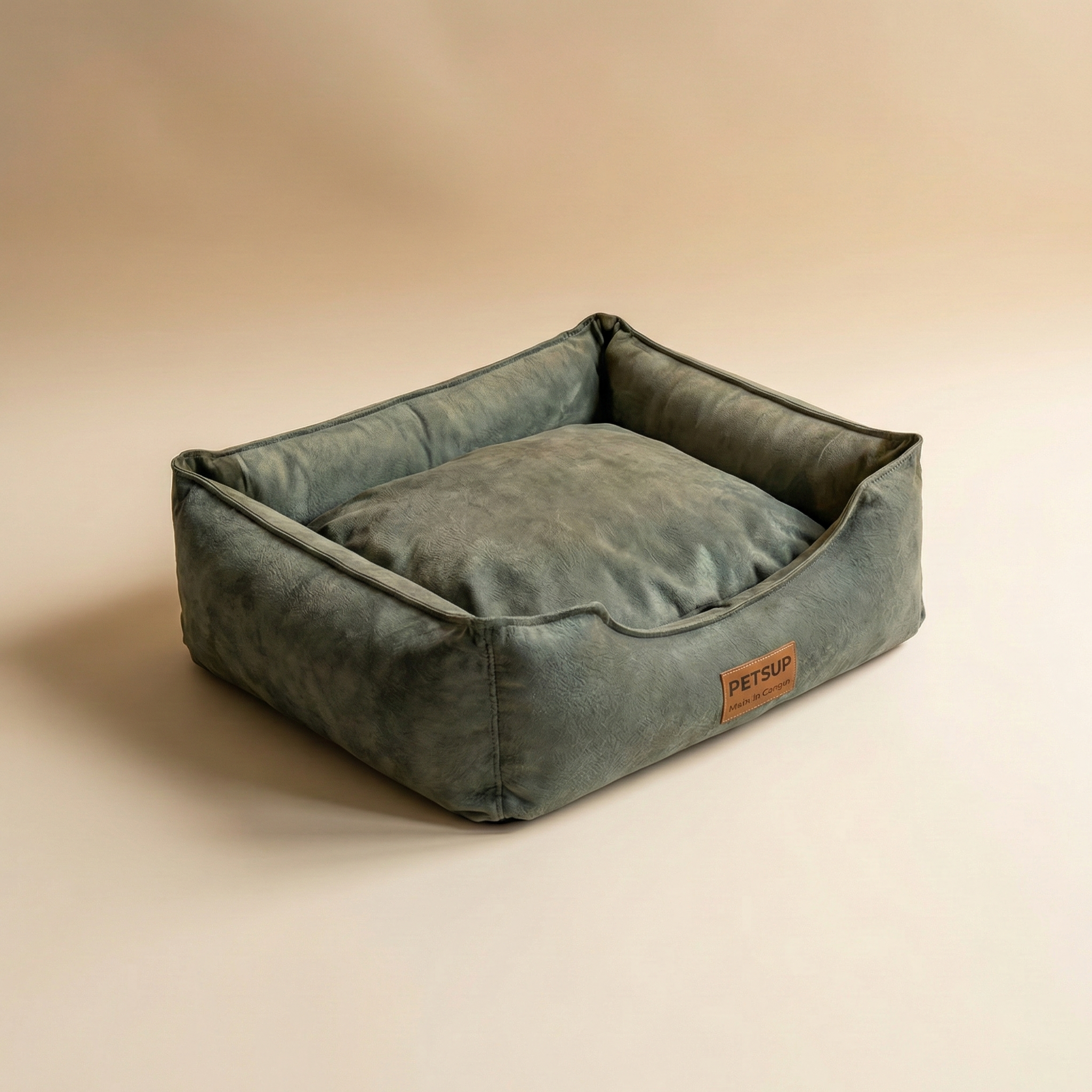 საწოლი - Alcantara Light Moss