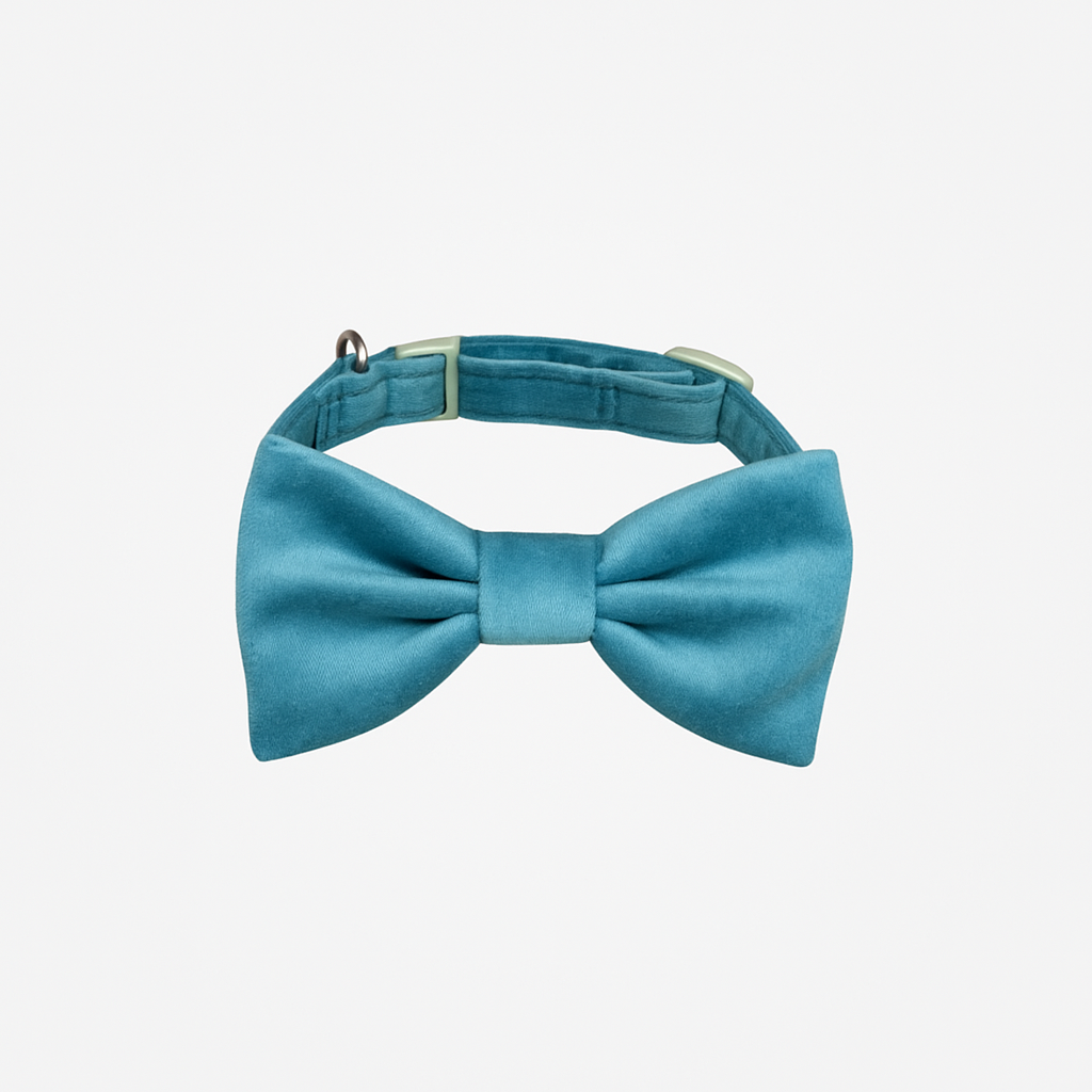 ლურჯი ყელსაბამი  ბანტით