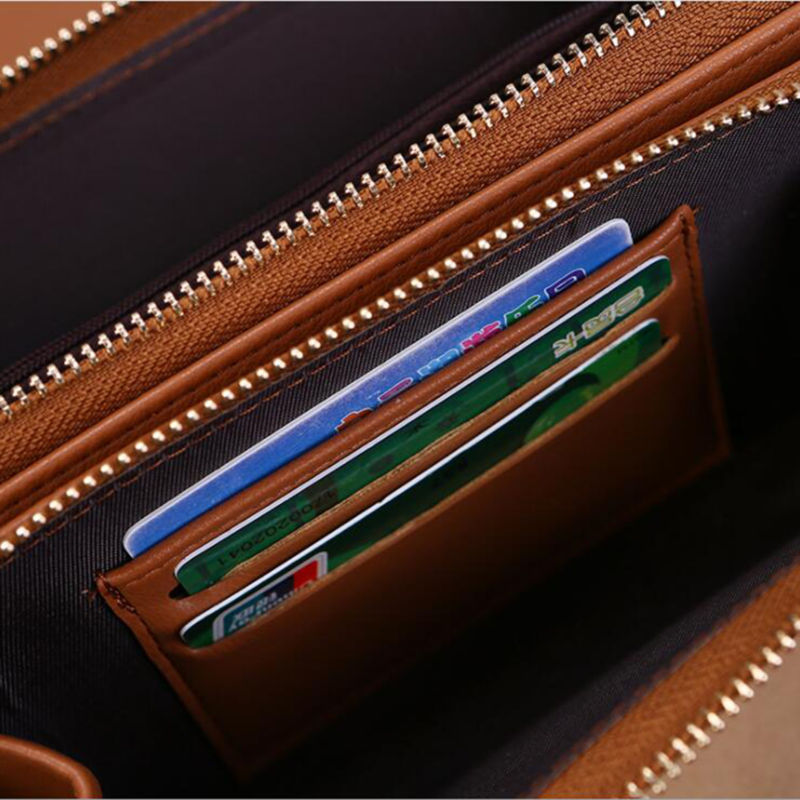 Thumbnail: Women's Wallet Korean Handbag Multi Card Large Capacity Casual Shoulder Bag Mobi