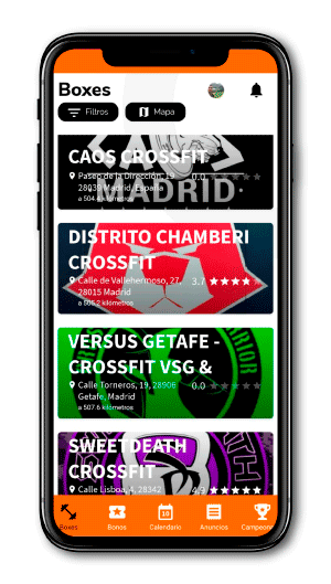 revervas clase crossfit