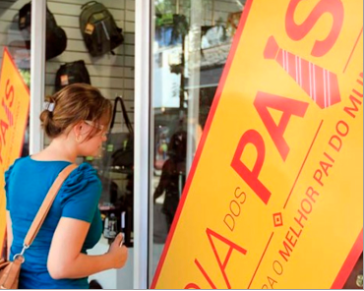 VENDAS DO VAREJO NO DIA DOS PAIS DEVEM CRESCER