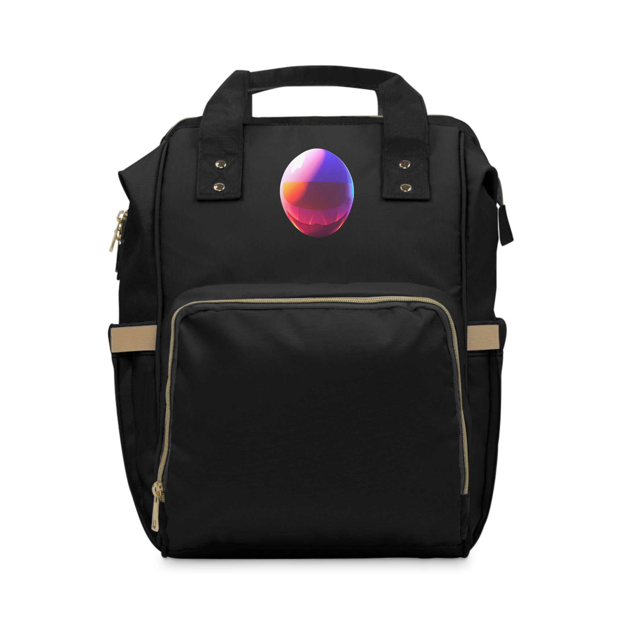 Diaper Backpack — Multifunctional Baby Bag with Colorful Orb Design