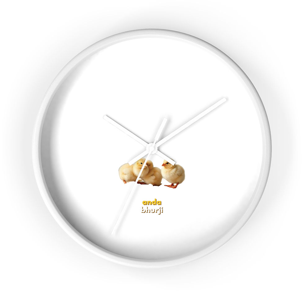 Thumbnail: Chick Trio Minimalist Wall Clock—Cute Baby Chick Clock for Nursery & Farm Decor