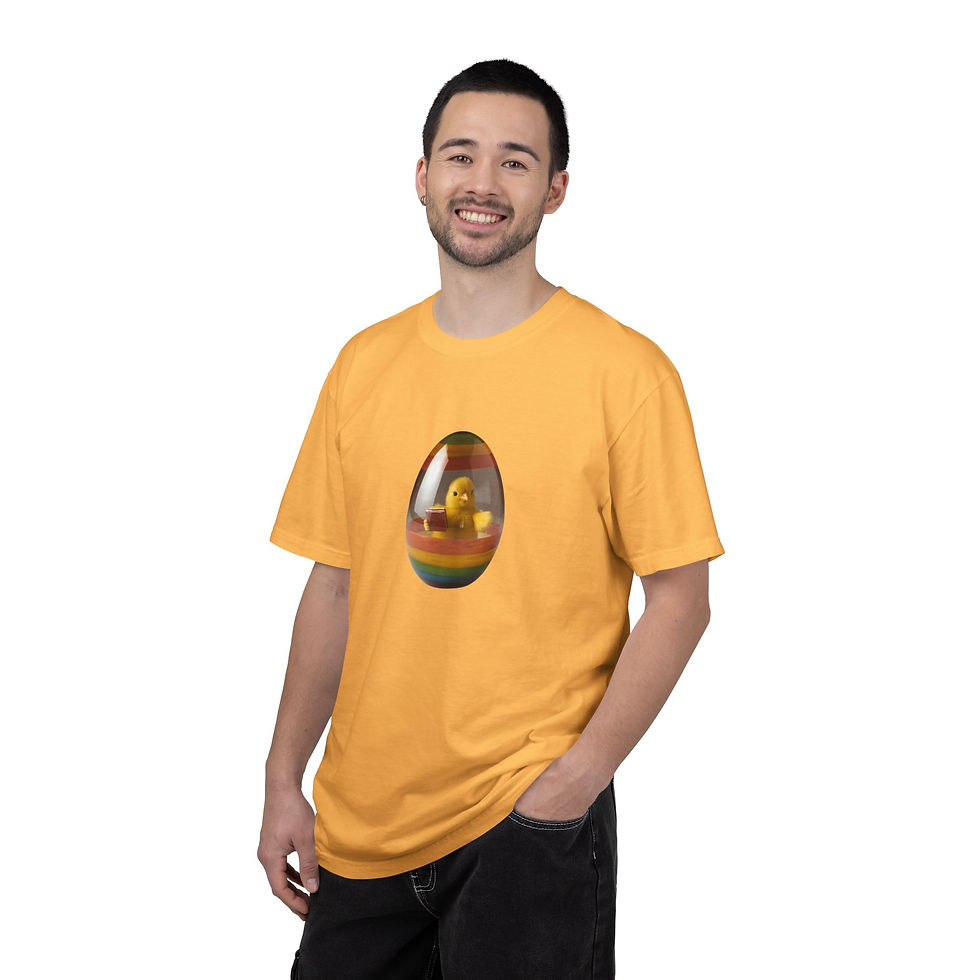 Thumbnail: Ande ka Funda : Retro Rainbow Egg Toy Graphic T-Shirt