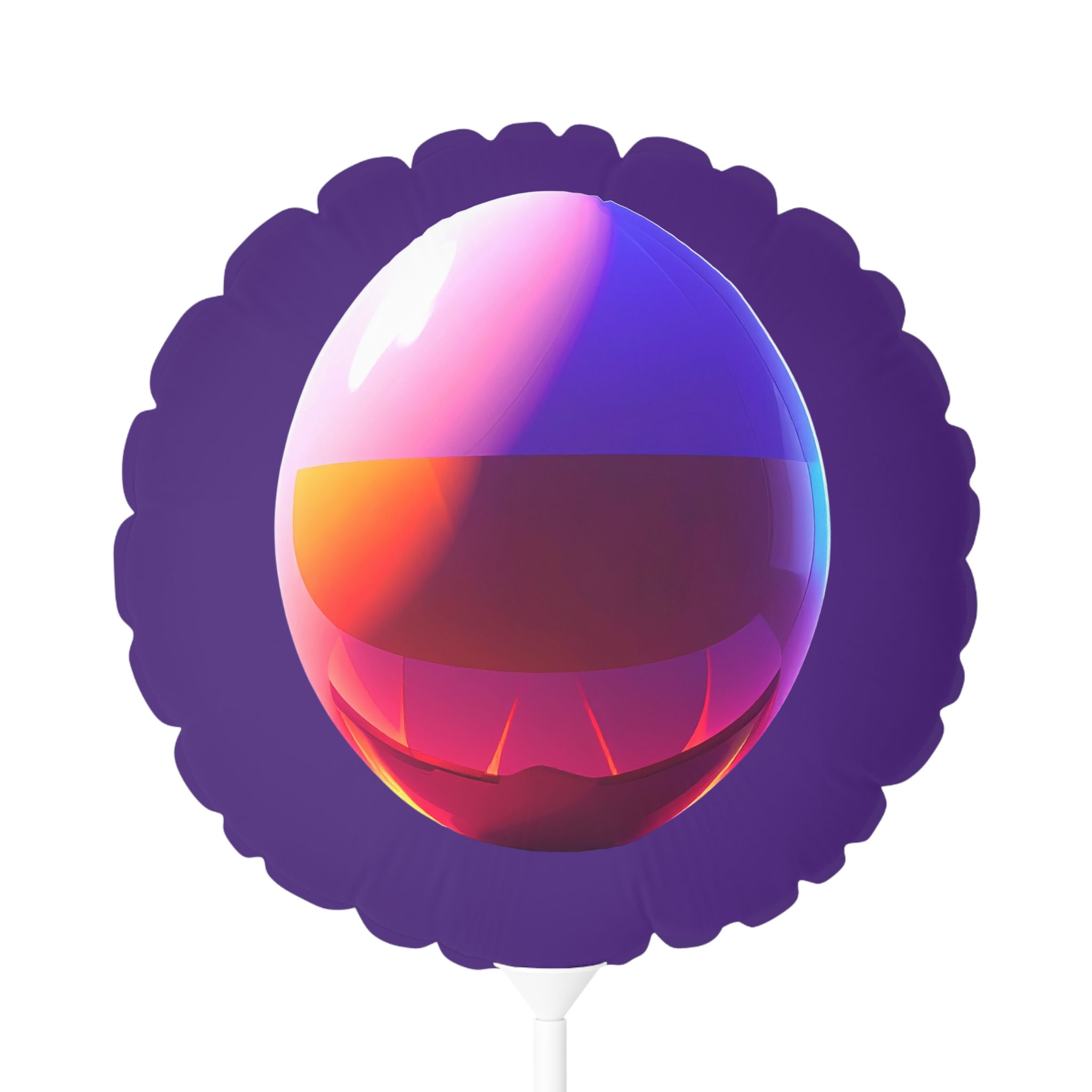 Home & Living : Decorations : 11" Round Foil Balloon—Vibrant Gradient Orb Design