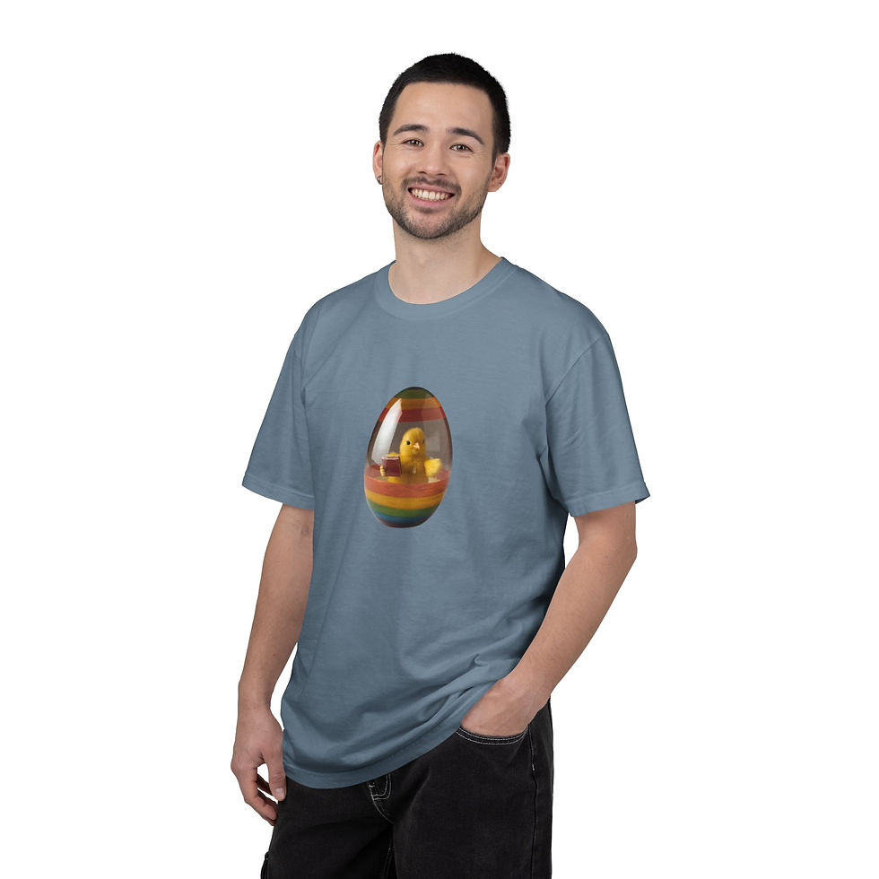 Thumbnail: Ande ka Funda : Retro Rainbow Egg Toy Graphic T-Shirt
