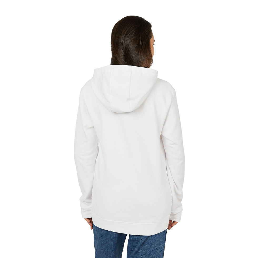 Thumbnail: Hoodie • Minimal Colorful Sunset Oval Logo Pullover