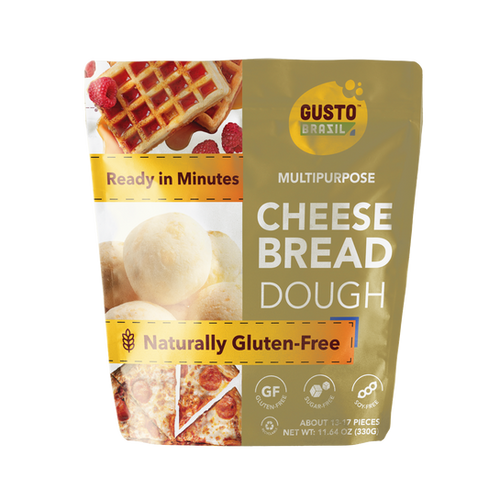 Cheese Bread Dough Traditional (6 Pack 12.35 oz per bag) GUSTO BRAZIL