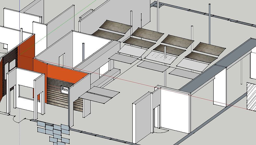ANGLED CEILING