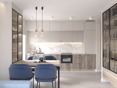 Eleganckie, kobiece mieszkanie w stylu Modern Classic