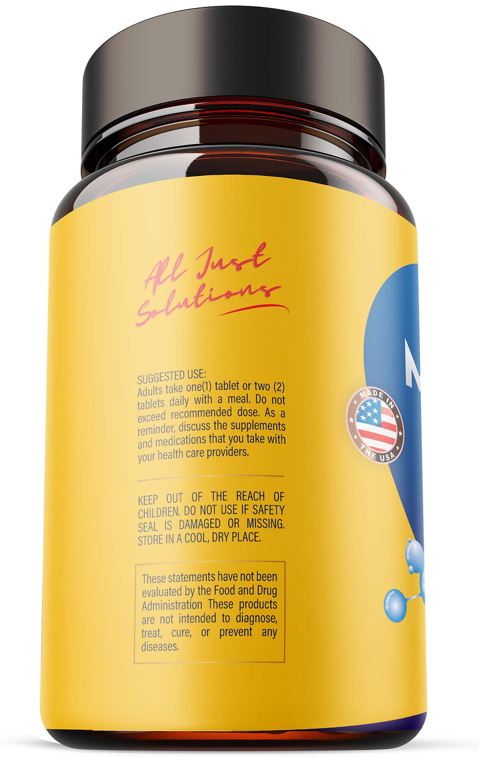Thumbnail: AJS Magnesium Glycinate Supplement 400mg | Magnesium Tablets |246 Tablets