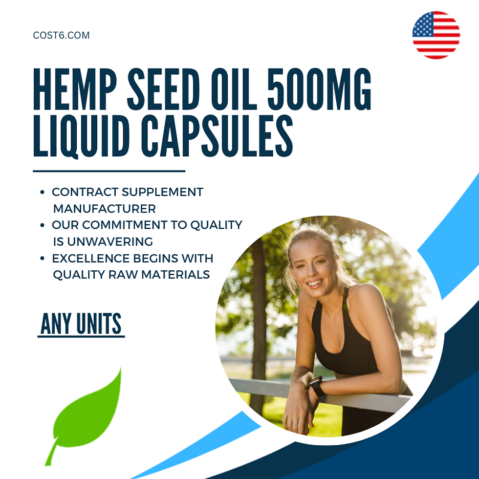 Thumbnail: Hemp Seed Oil 500mg Liquid Capsules