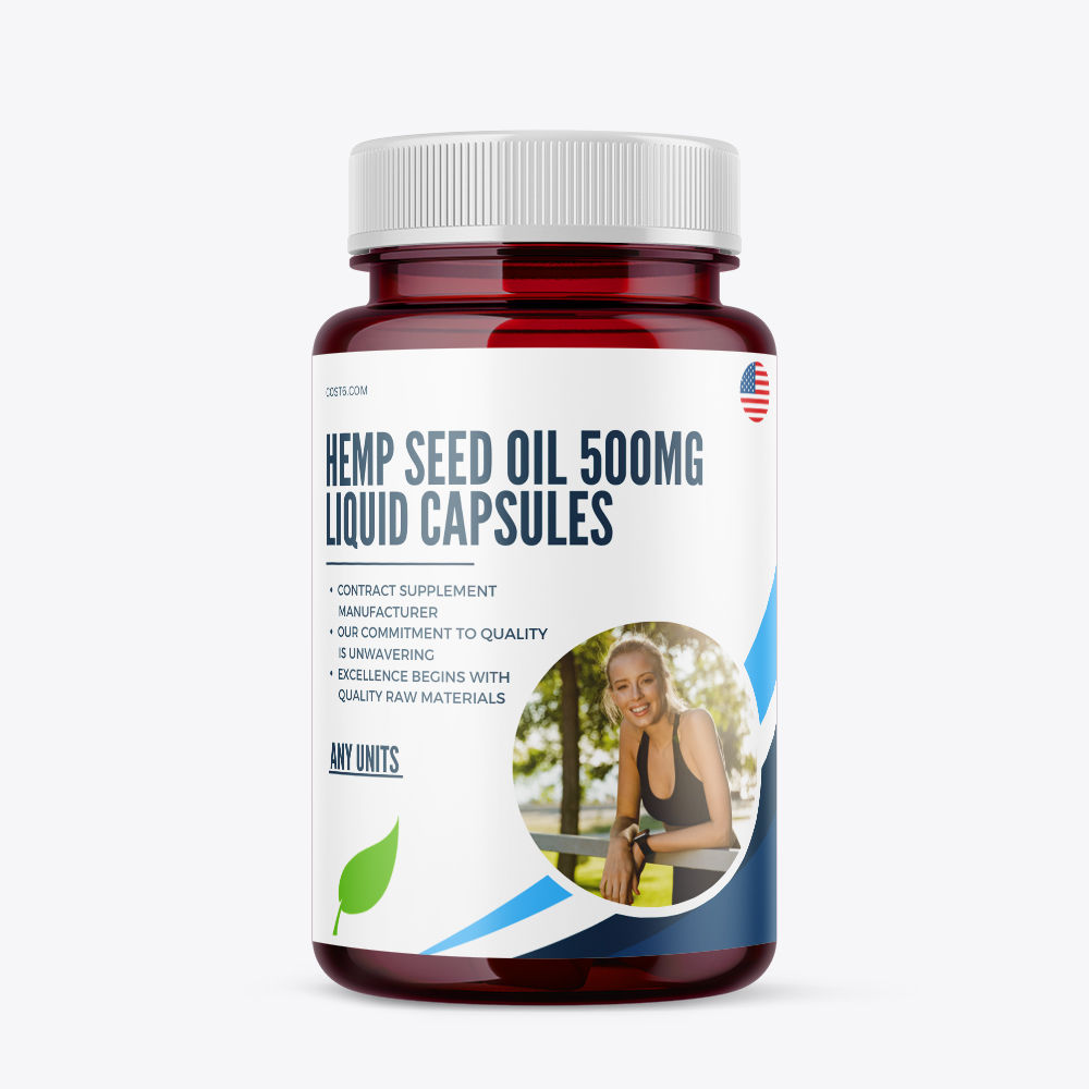 Hemp Seed Oil 500mg Liquid Capsules