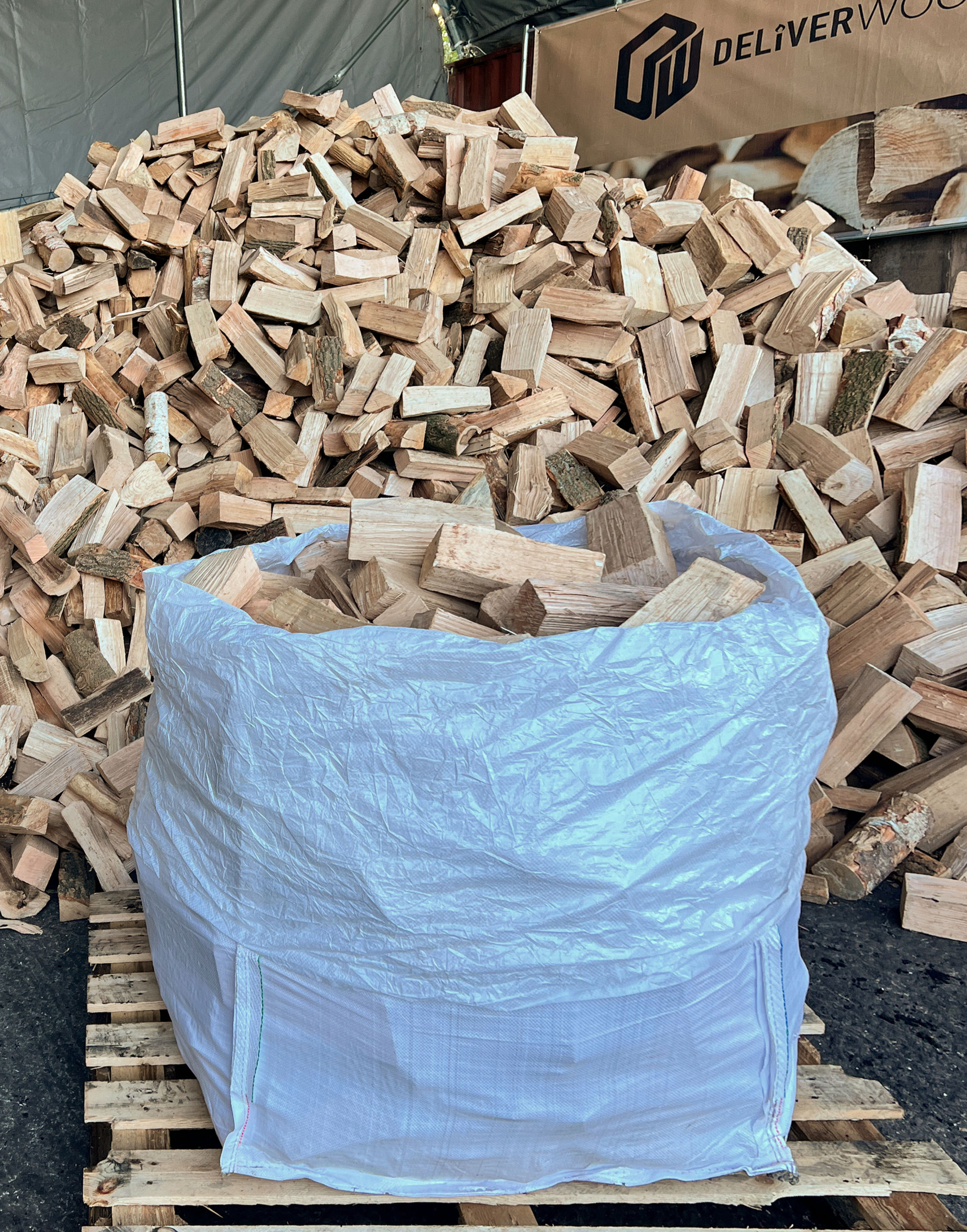 BULK BAG - KILN DRIED HARDWOOD LOGS - FROM £105