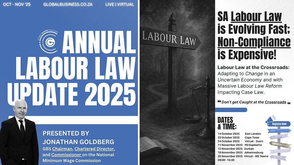 GBS Annual Labour Law Update 2025 #ALLU2025 Banner.