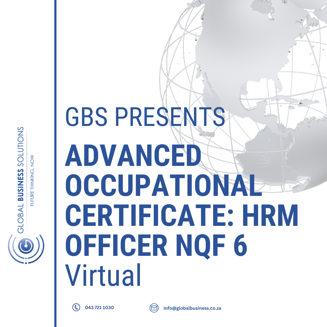Advanced Occupational Certificate: HRM Officer (NQF 6) | GBS SA