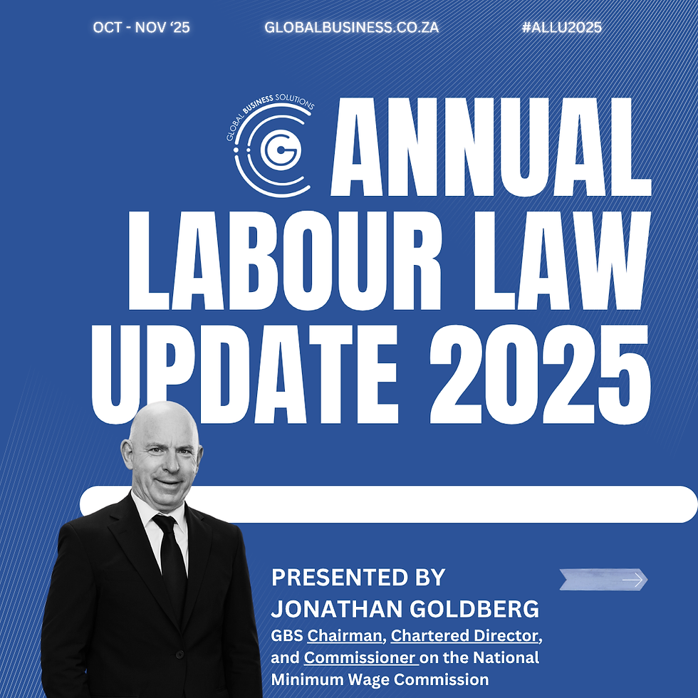 Annual Labour Law Update - East London (#ALLU2025) 