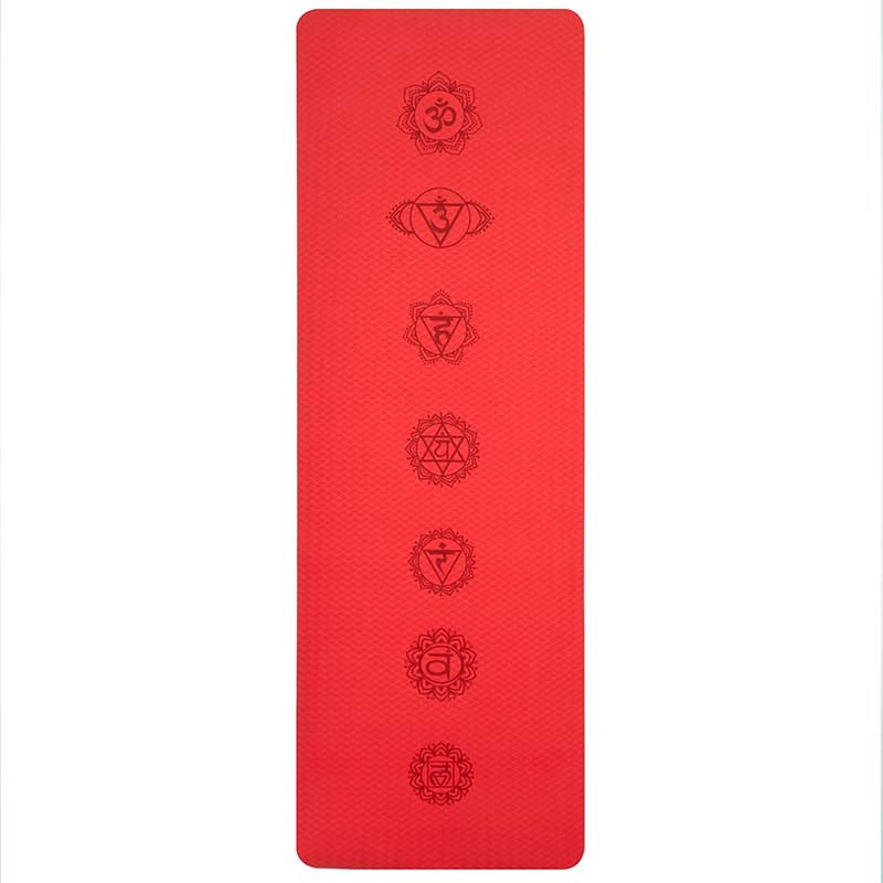 Thumbnail: Non-slip TPE Yoga Mats For Fitness Pilates Gym Exercise Sport