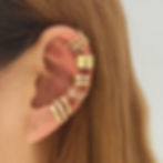 Thumbnail: Silver Color Leaves Clip Earrings