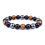 Thumbnail: Natural Black Obsidian Hematite Tiger Eye Beads Bracelets
