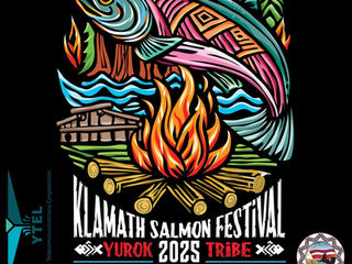 The flyer for the 61st Klamath Salmon Festival