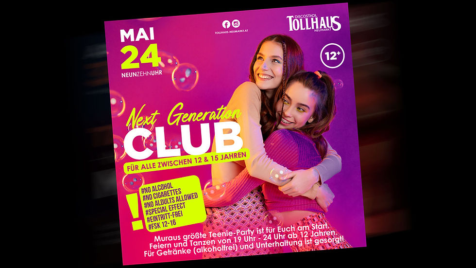 Next Generation CLUB [für ALLE zwischen 12 und 16 Jahren] (FSK 12-16)